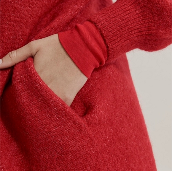 Country Road Red Women's Cardigan - Picture 5 of 14